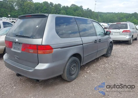 1999 Honda Odyssey Lx из США, поврежденный, VIN 2HKRL1851XH536666